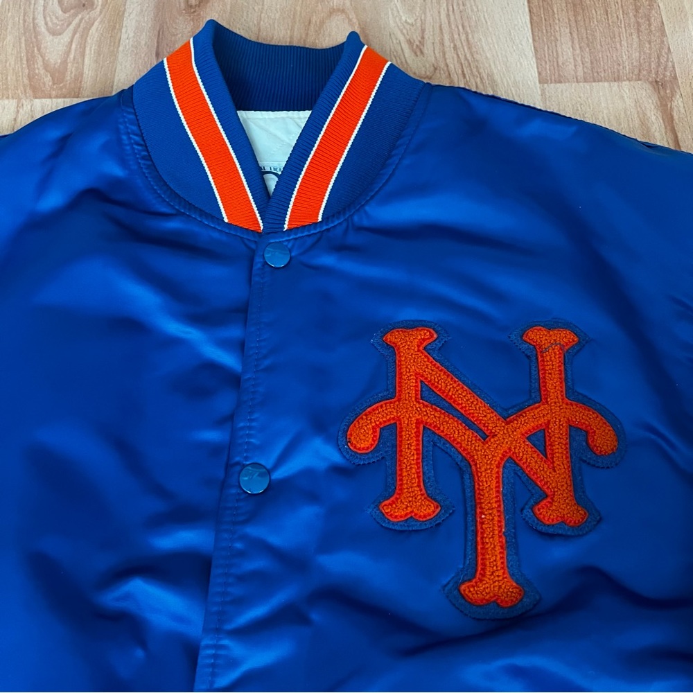 New York Mets Vintage Jacket by Starter XL - Picture 2 of 9